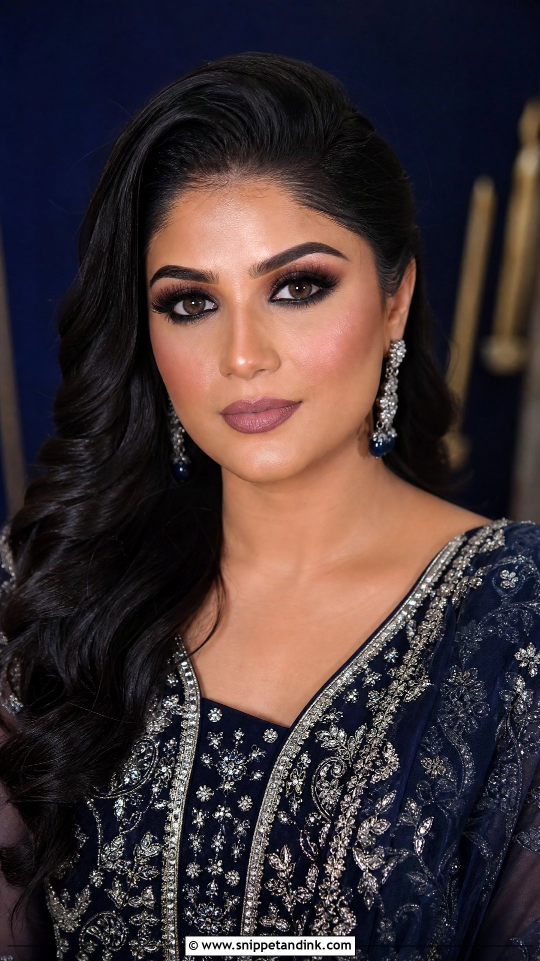 Pakistani Smokey Eye Wedding Makeup - Snippet and Ink - 20 Pakistani Wedding Makeup Look Ideas