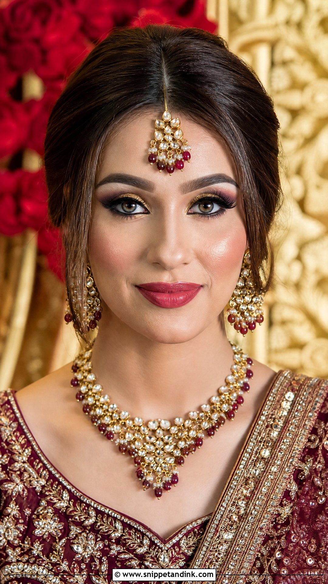 Pakistani Traditional Engagement Makeup - Snippet and Ink - 20 Pakistani Engagement Makeup Look Ideas