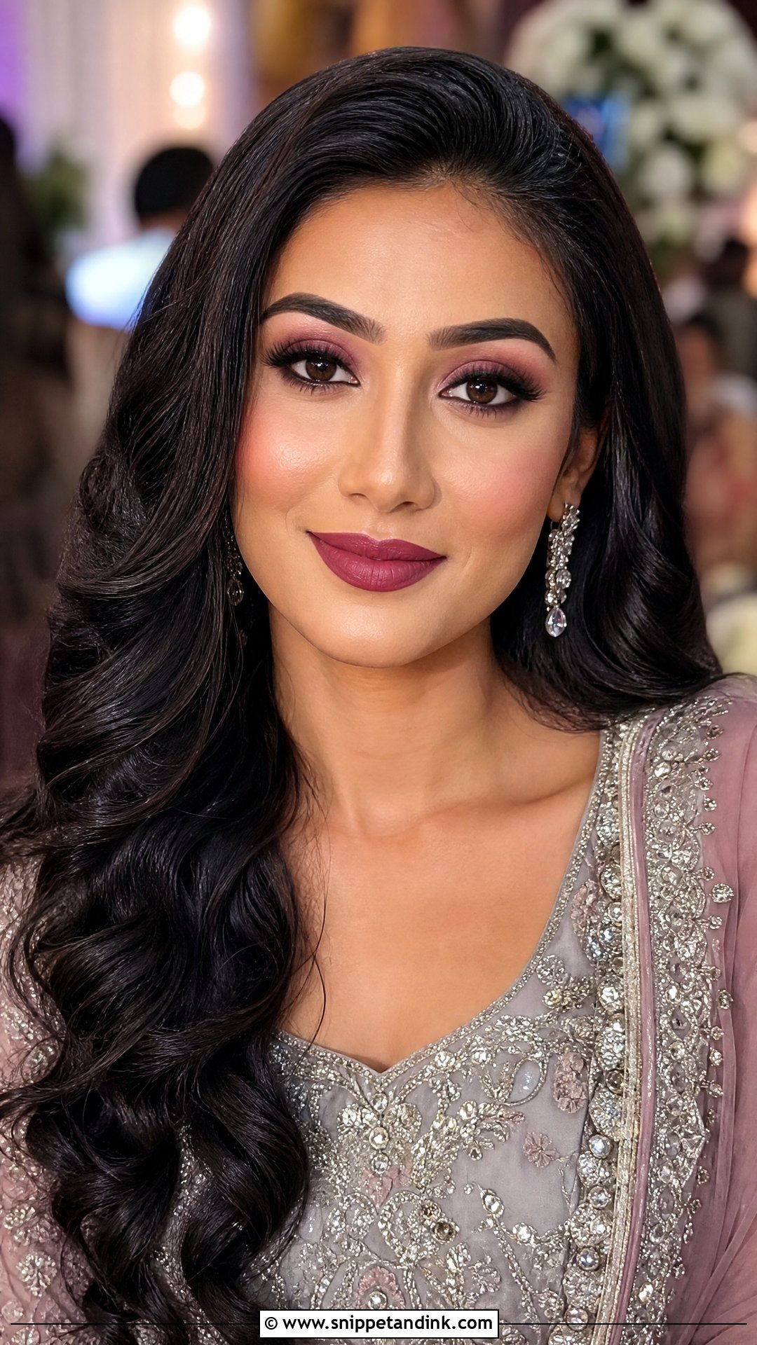 Pakistani Wedding Guest Plum Makeup - Snippet and Ink - 20 Pakistani Wedding Guest Makeup Ideas