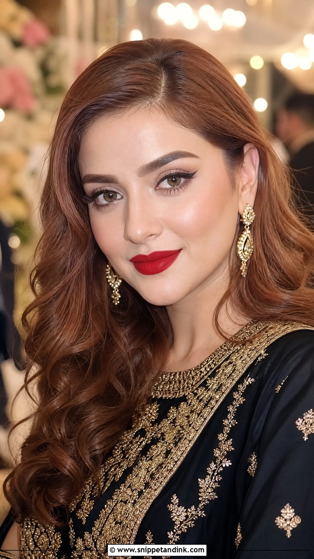 Pakistani Wedding Guest Red Lip Makeup - Snippet and Ink - 20 Pakistani Wedding Guest Makeup Ideas