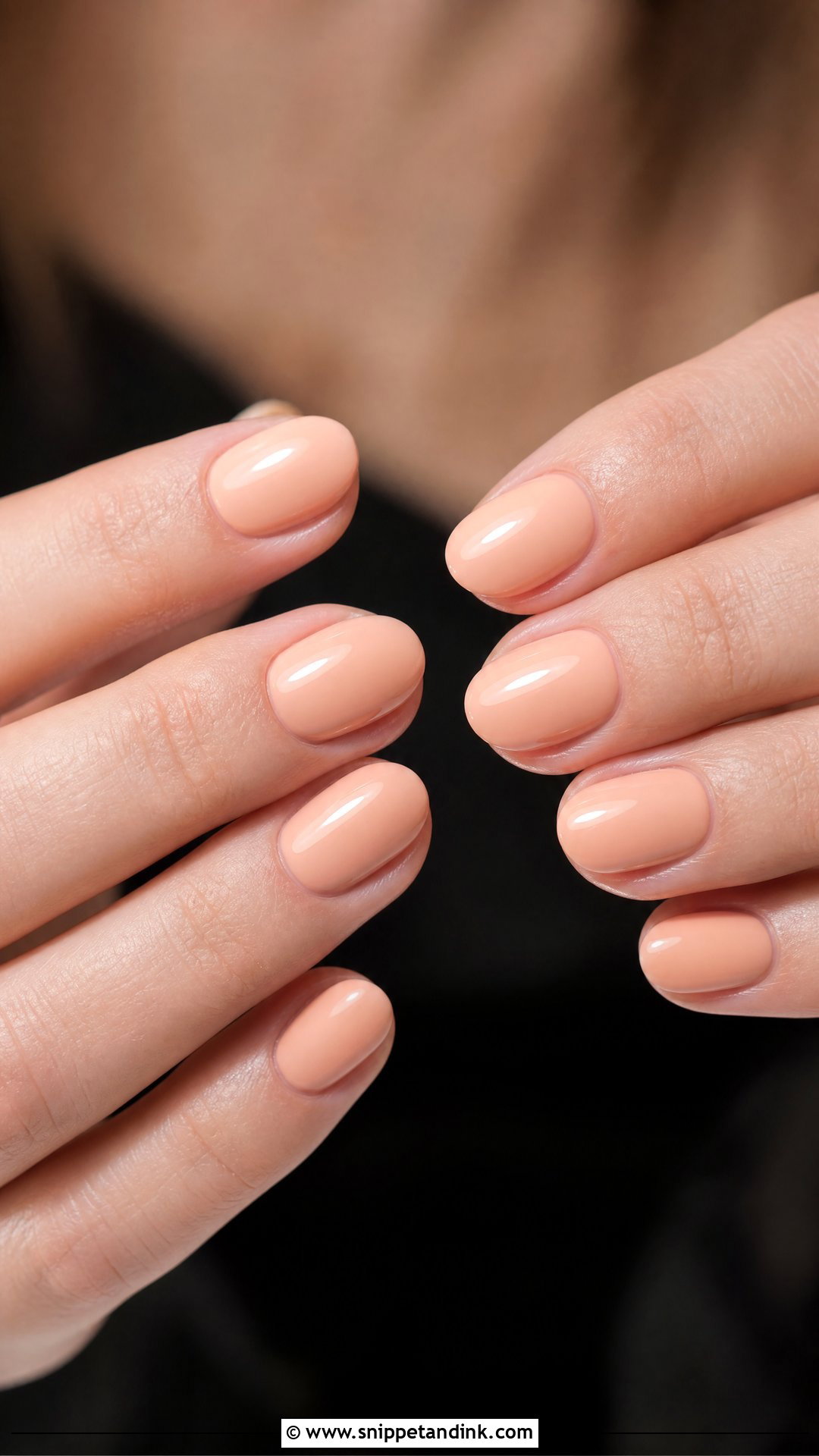 Pale Peach Nails - Snippet and Ink - 25 Classy Nails for Wedding Guest