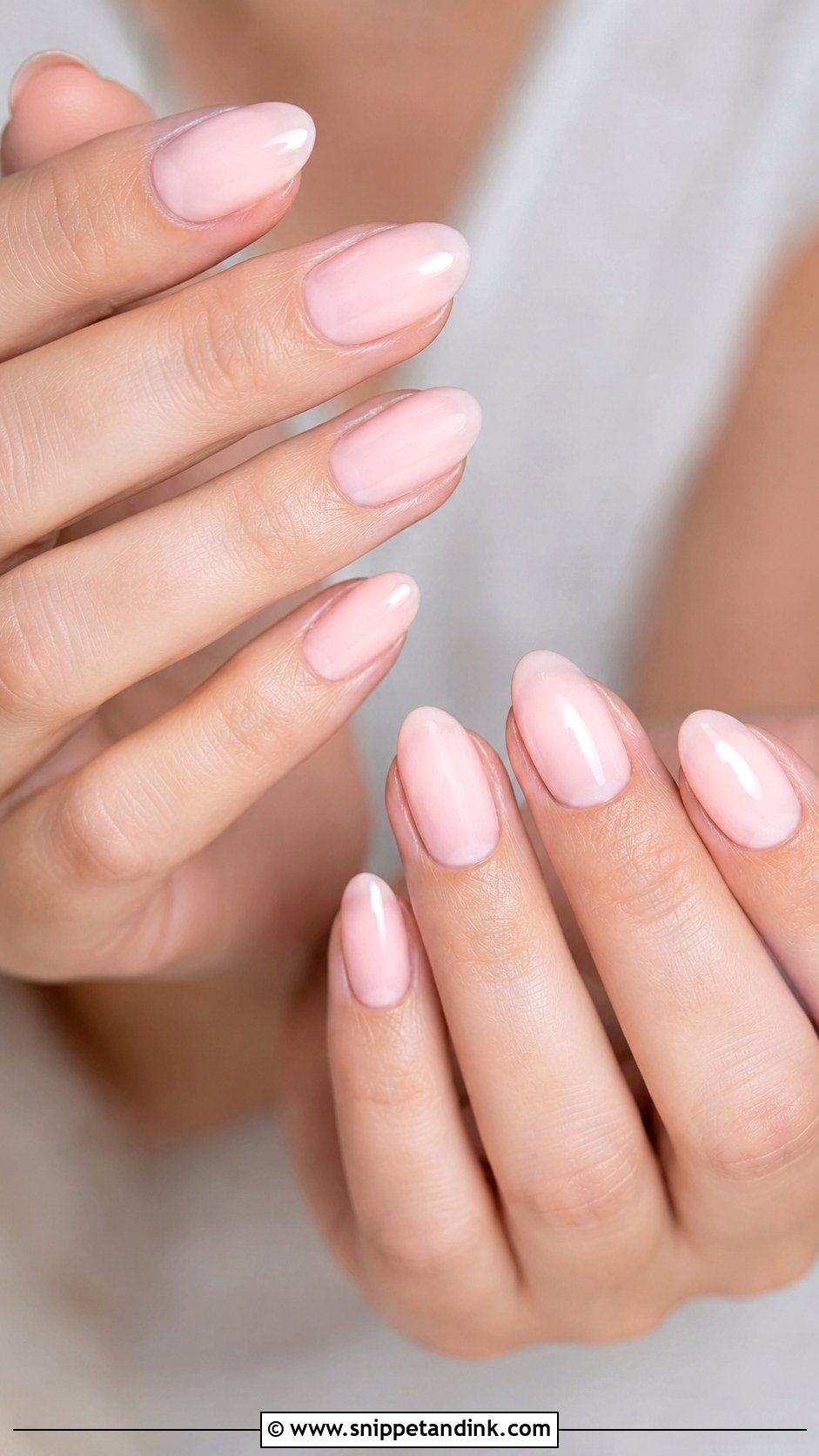Pale Pink Bridal Nails - Snippet and Ink - 20 Classic Bridal Nails
