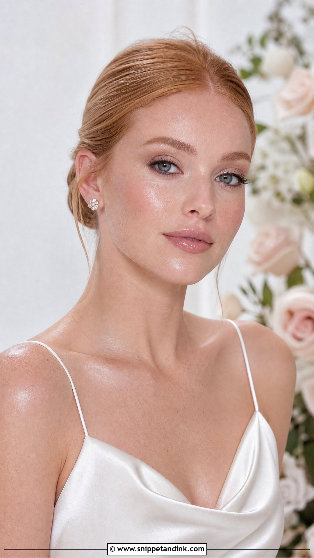 Pale Skin Wedding Makeup With Dewy Skin - Snippet and Ink - 20 Wedding Makeup Pale Skin Ideas