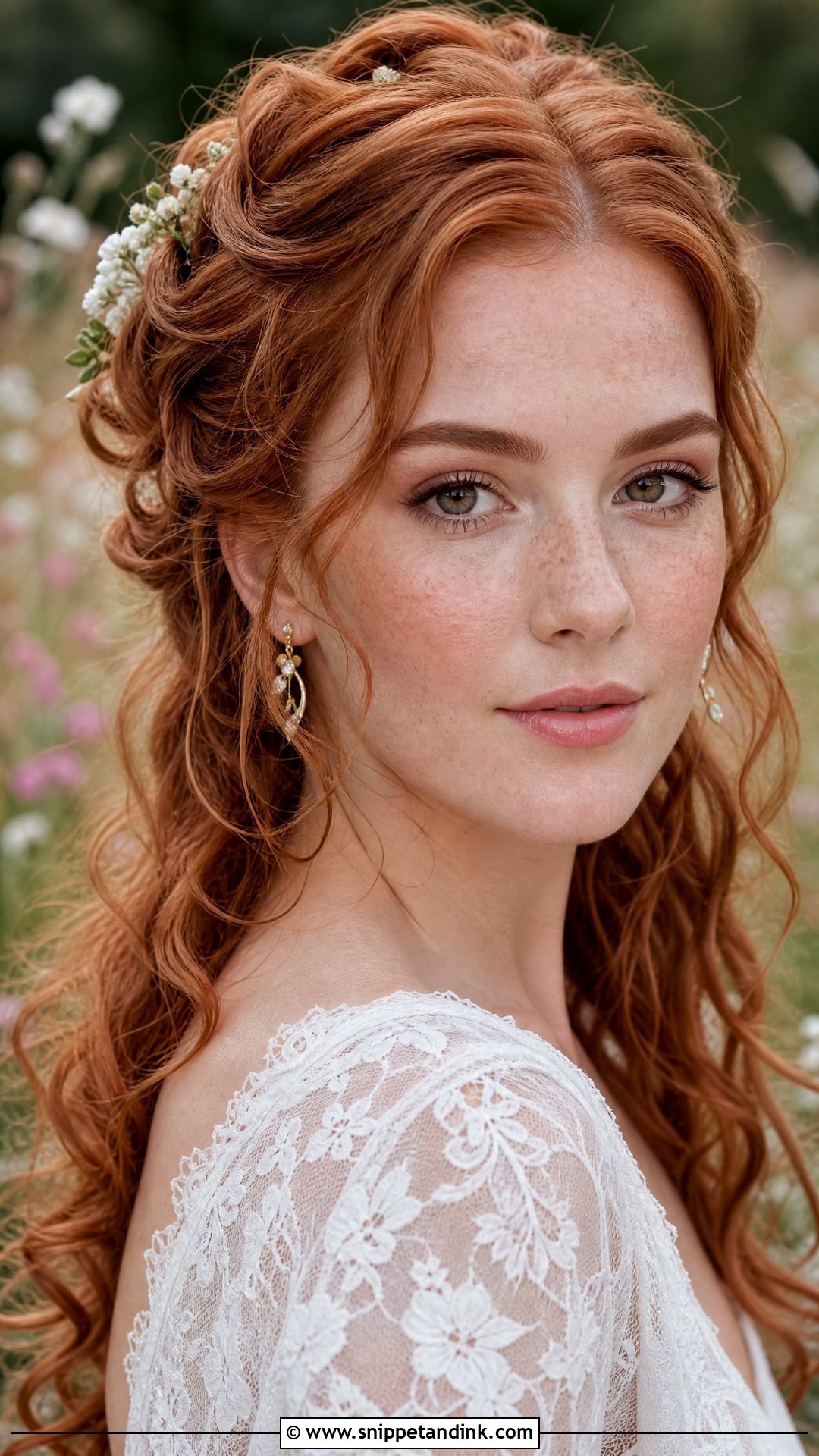Pale Skin Wedding Makeup With Natural Freckles - Snippet and Ink - 20 Wedding Makeup Pale Skin Ideas