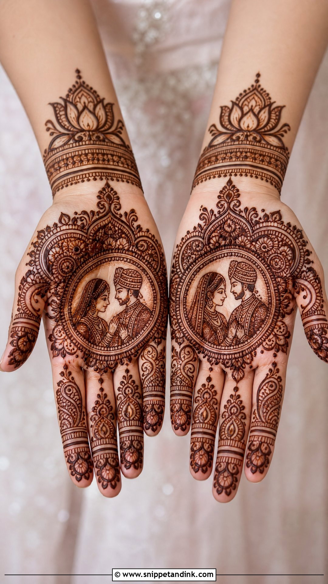 Palm Bridal Mehndi Design - Snippet and Ink - 20 New Unique Bridal Mehndi Designs