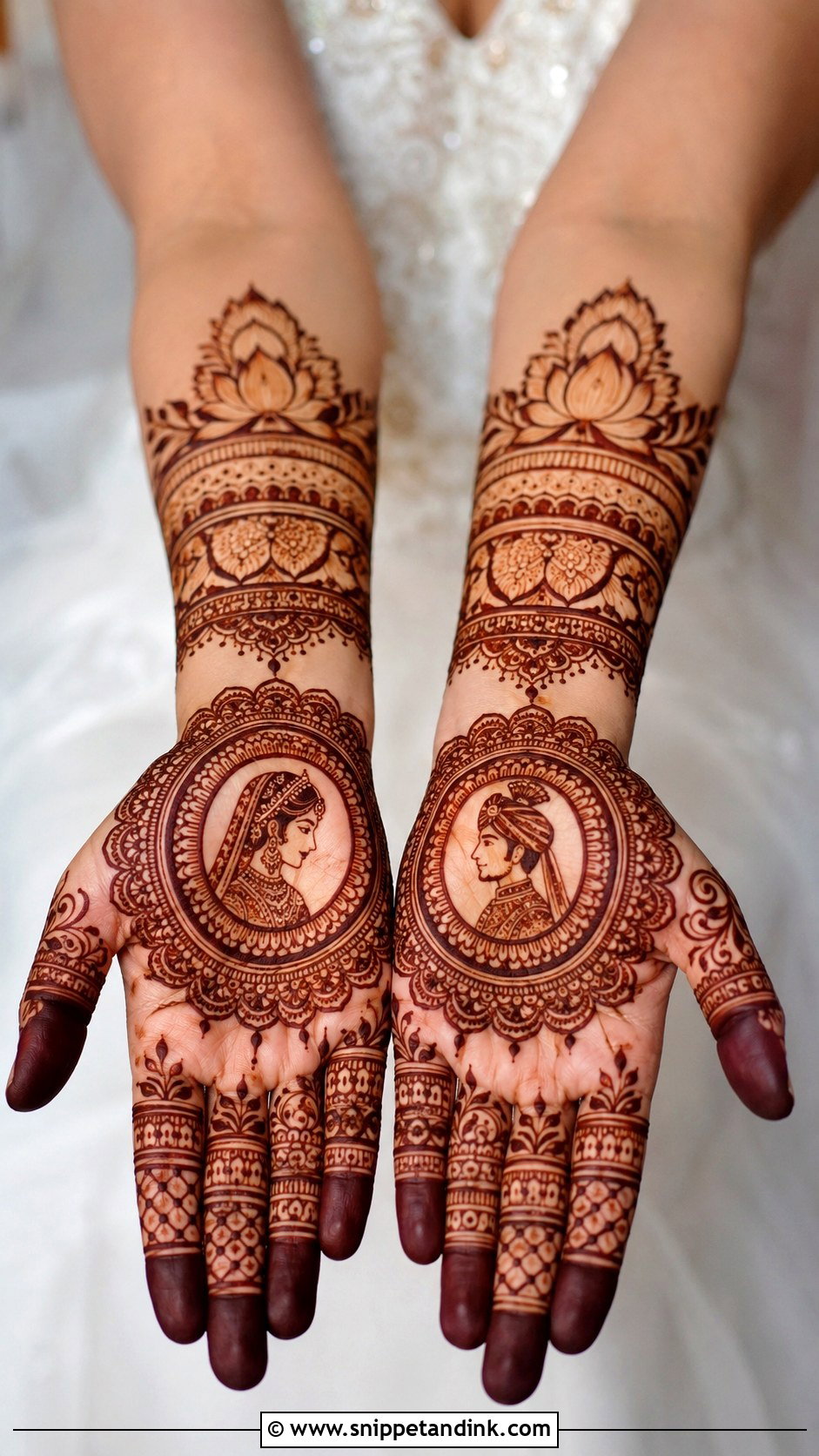 Palm Dulhan Mehndi Design - Snippet and Ink - 35 Dulhan Mehndi Designs