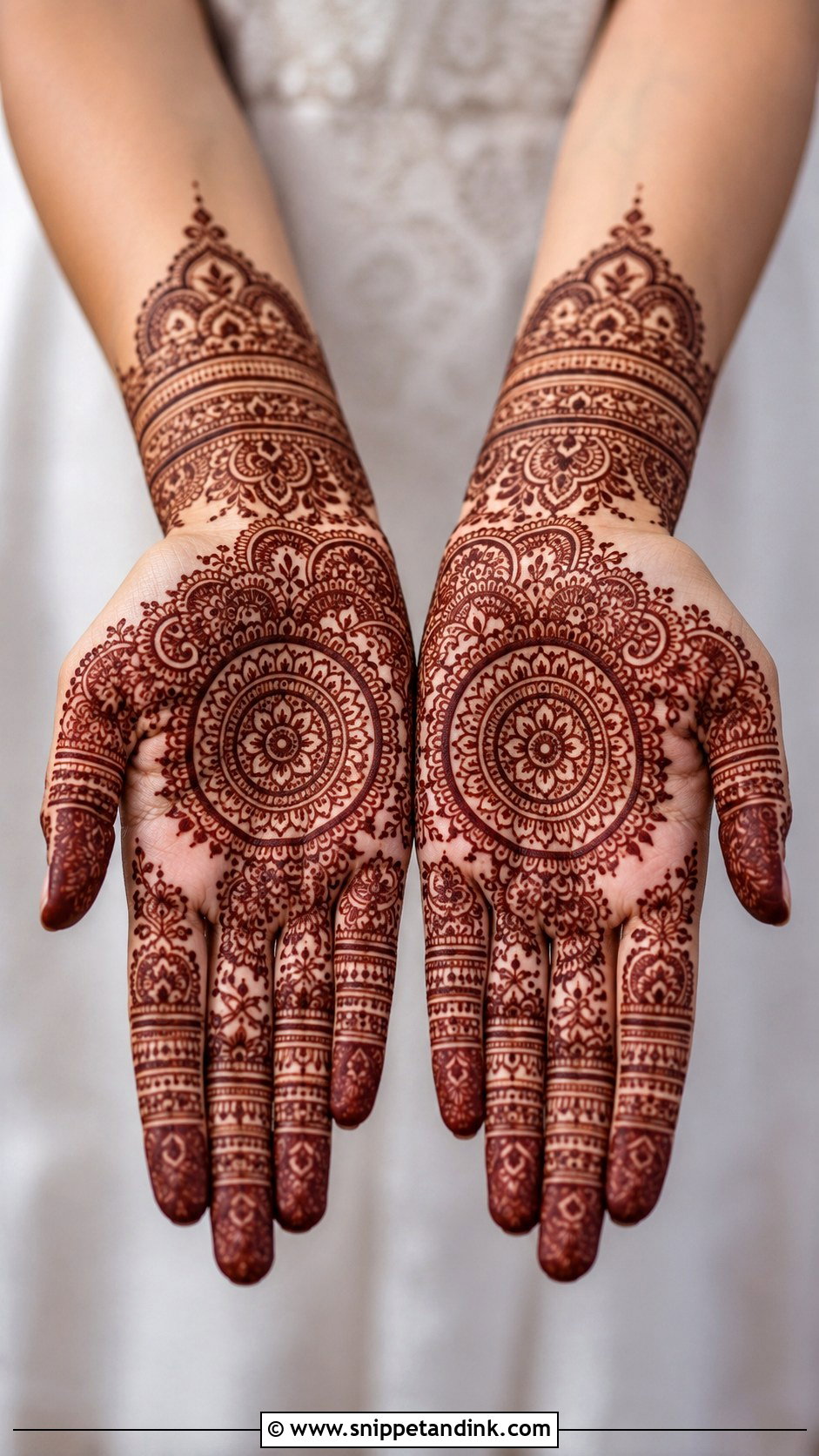 Palm Front Hand Mehndi Design - Snippet and Ink - 35 Trendy Front Hand Mehndi Designs
