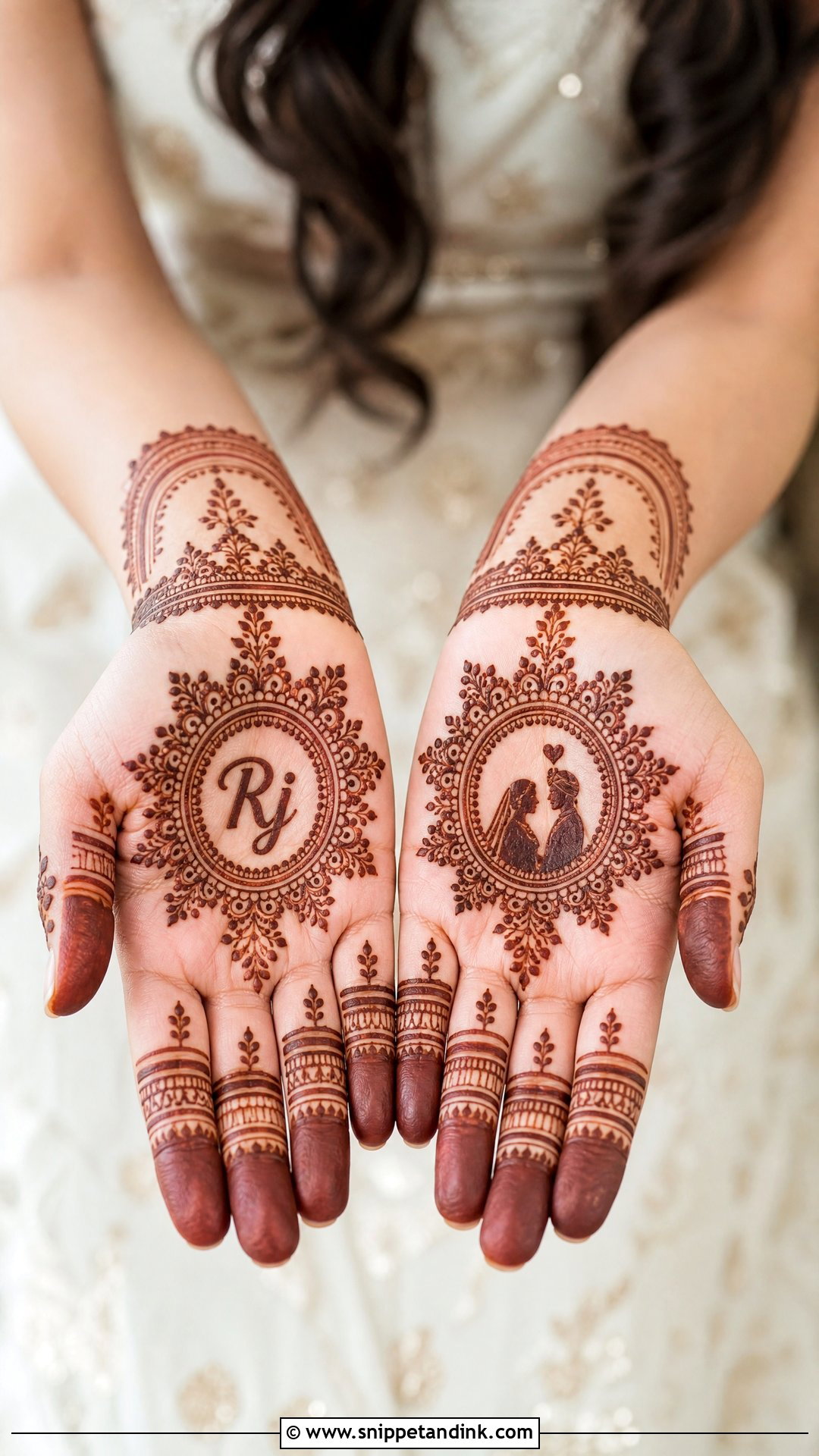 Palm Groom Mehndi Design - Snippet and Ink - 20 Bridegroom Mehndi Designs