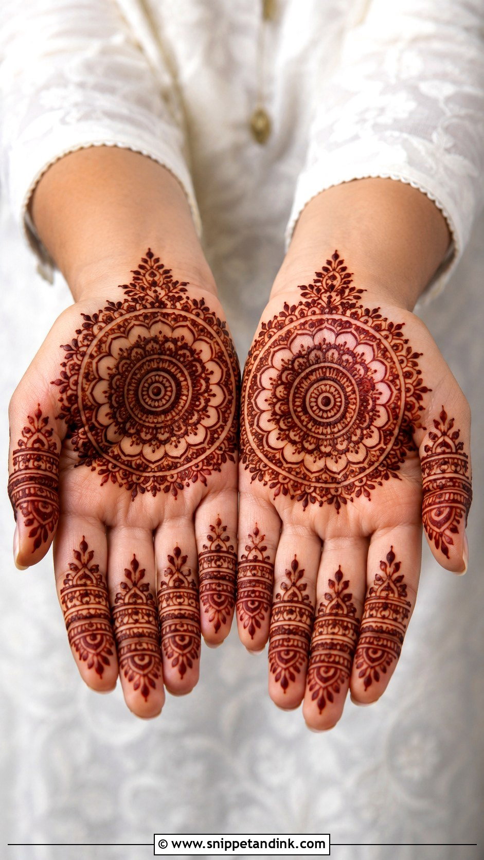 Palm Mandala Mehndi Design - Snippet and Ink - 35 Only Palm Mehndi Design Ideas