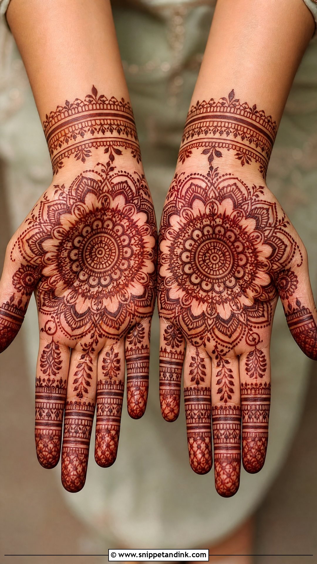 Palm Mehndi Design - Snippet and Ink - 35 Mehndi Design Ideas