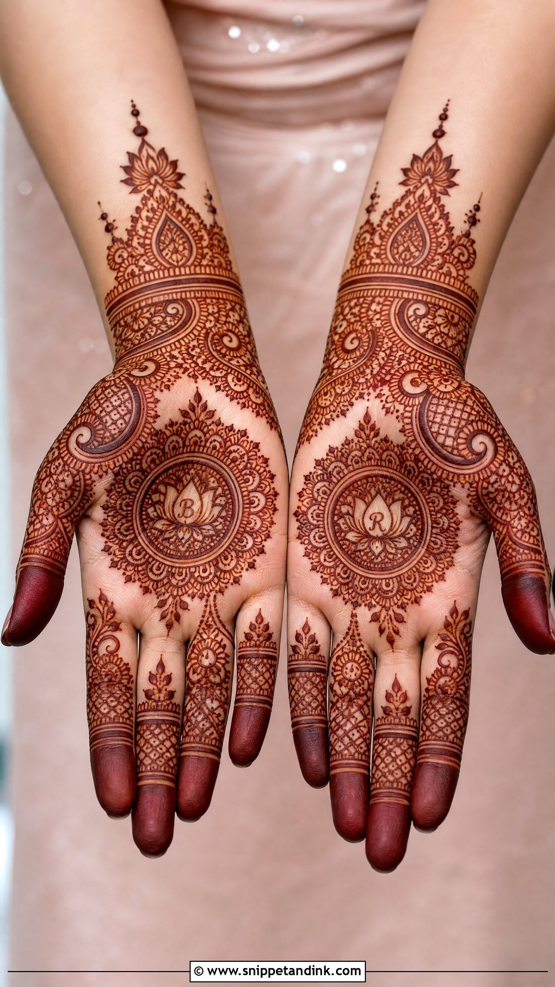 Palm Mehndi Design for Sister Wedding - Snippet and Ink - 25 Mehndi Designs for Sisters Wedding