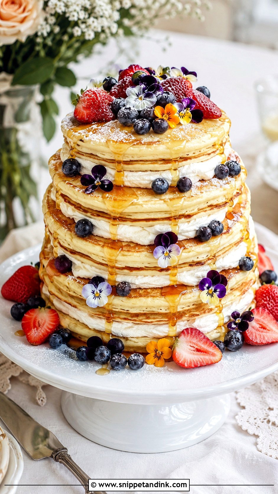 Pancake Stack Wedding Cake - Snippet and Ink - 30 Novelty Wedding Cakes