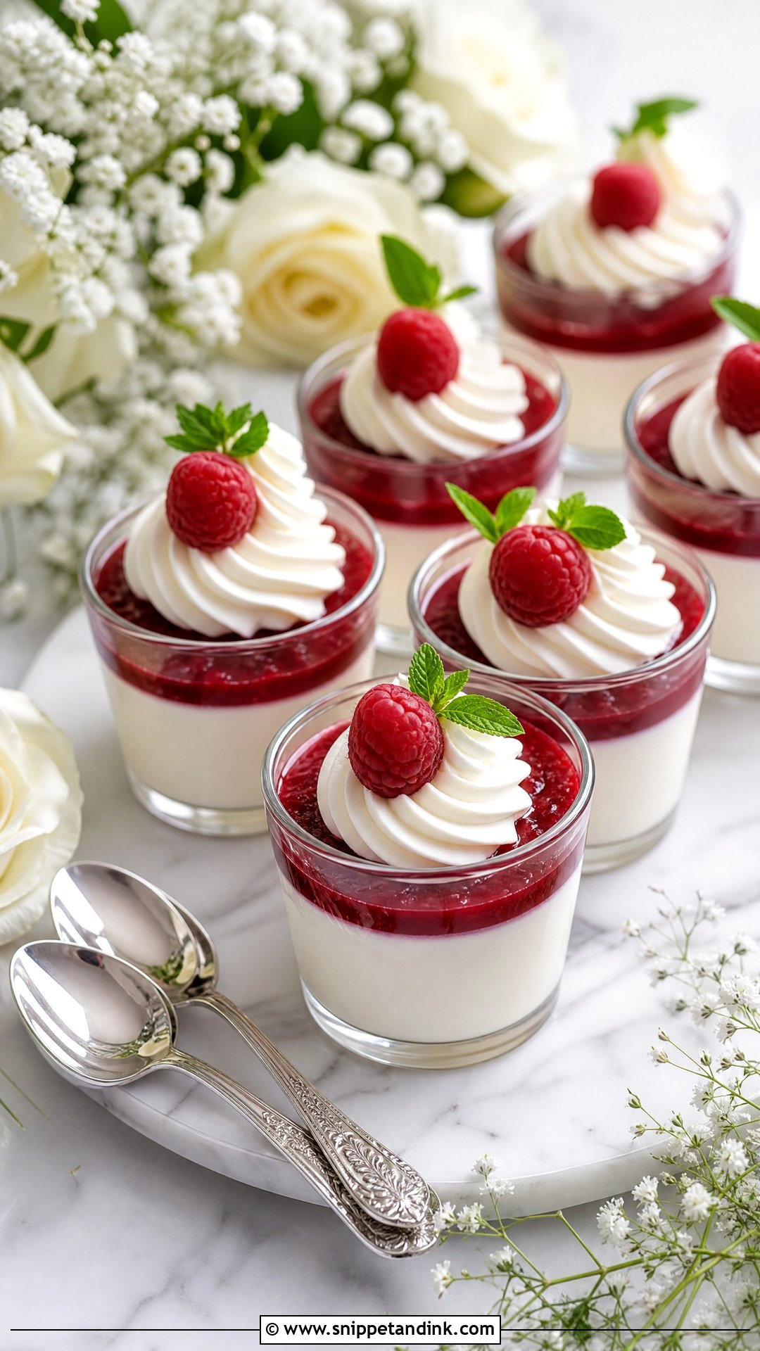 Panna Cotta Cups - Snippet and Ink - 20 Wedding Dessert Ideas