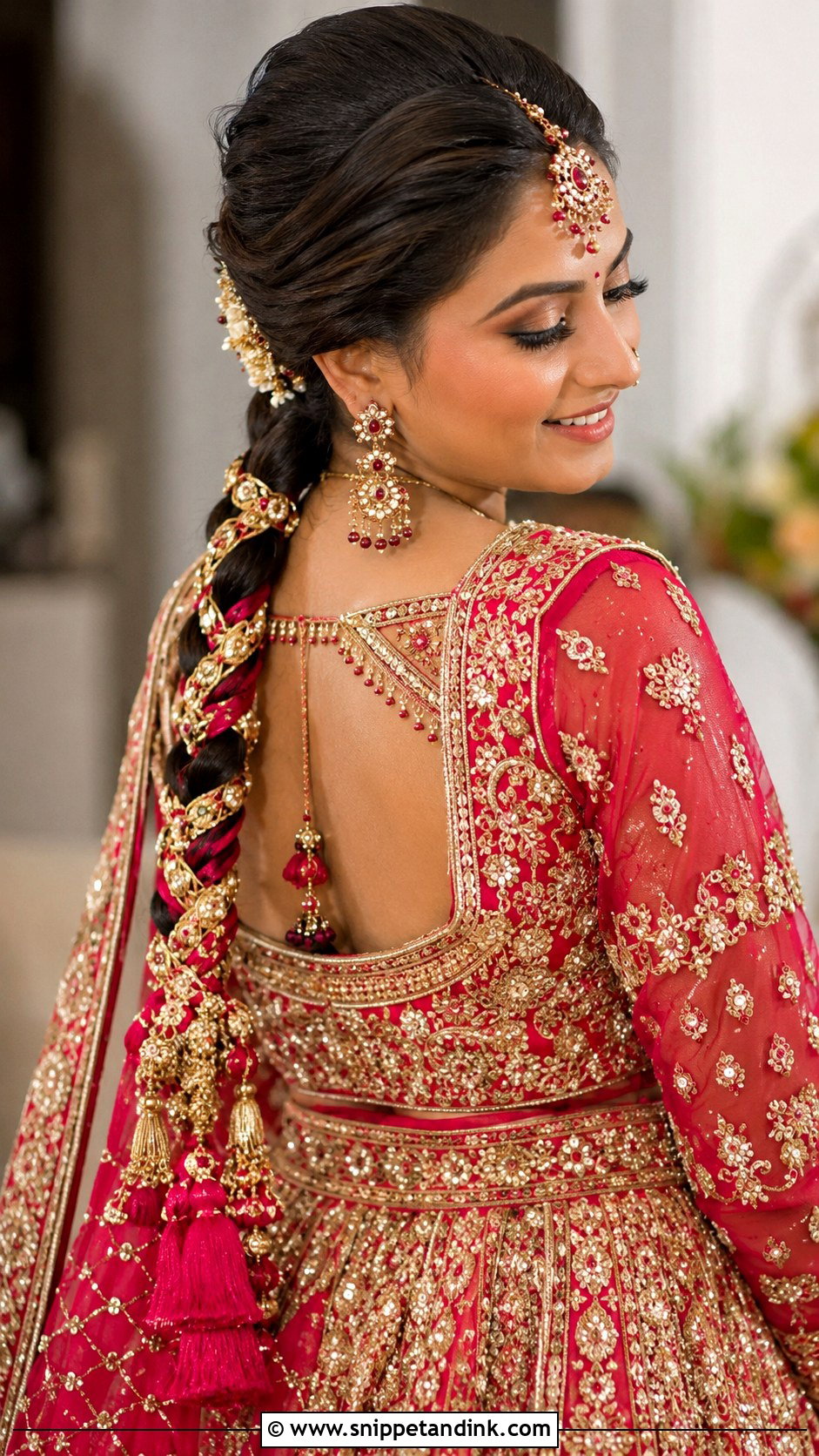 Paranda With Punjabi Bridal Braid - Snippet and Ink - 15 Indian Bridal Hair Accessories