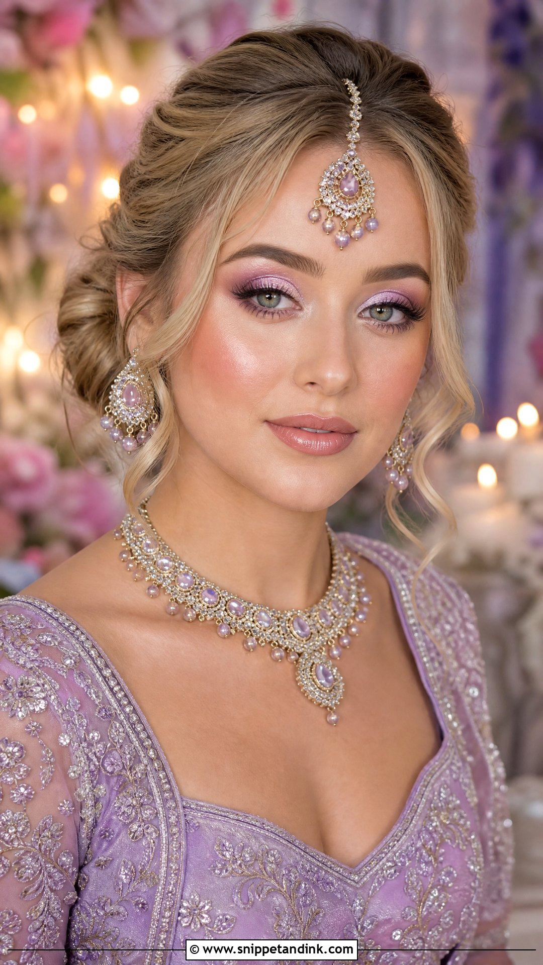 Pastel Bollywood Bridal Makeup - Snippet and Ink - 20 Bollywood Bridal Look Ideas