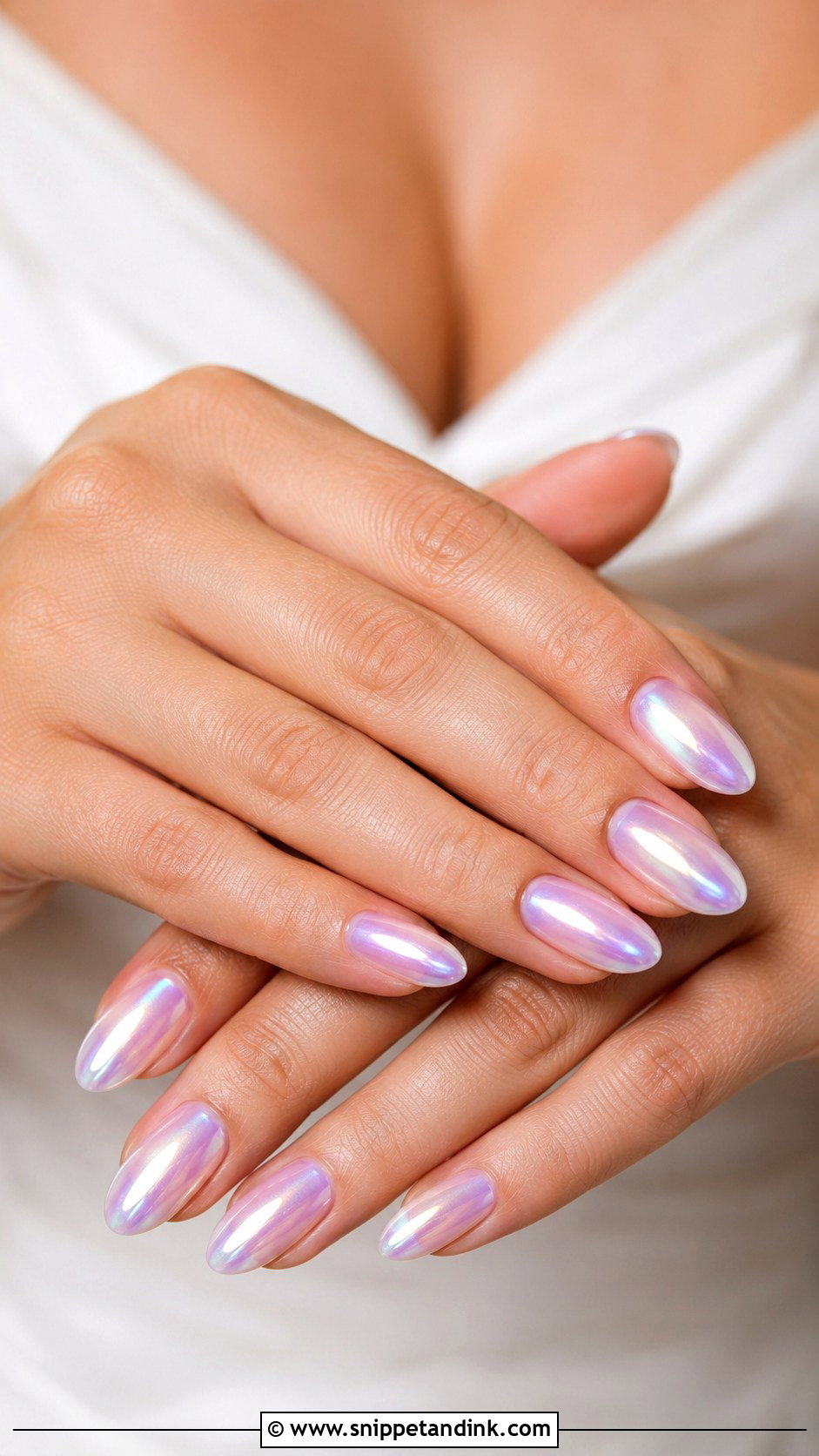 Pastel Chrome Wedding Nails - Snippet and Ink - 20 Pastel Wedding Nails