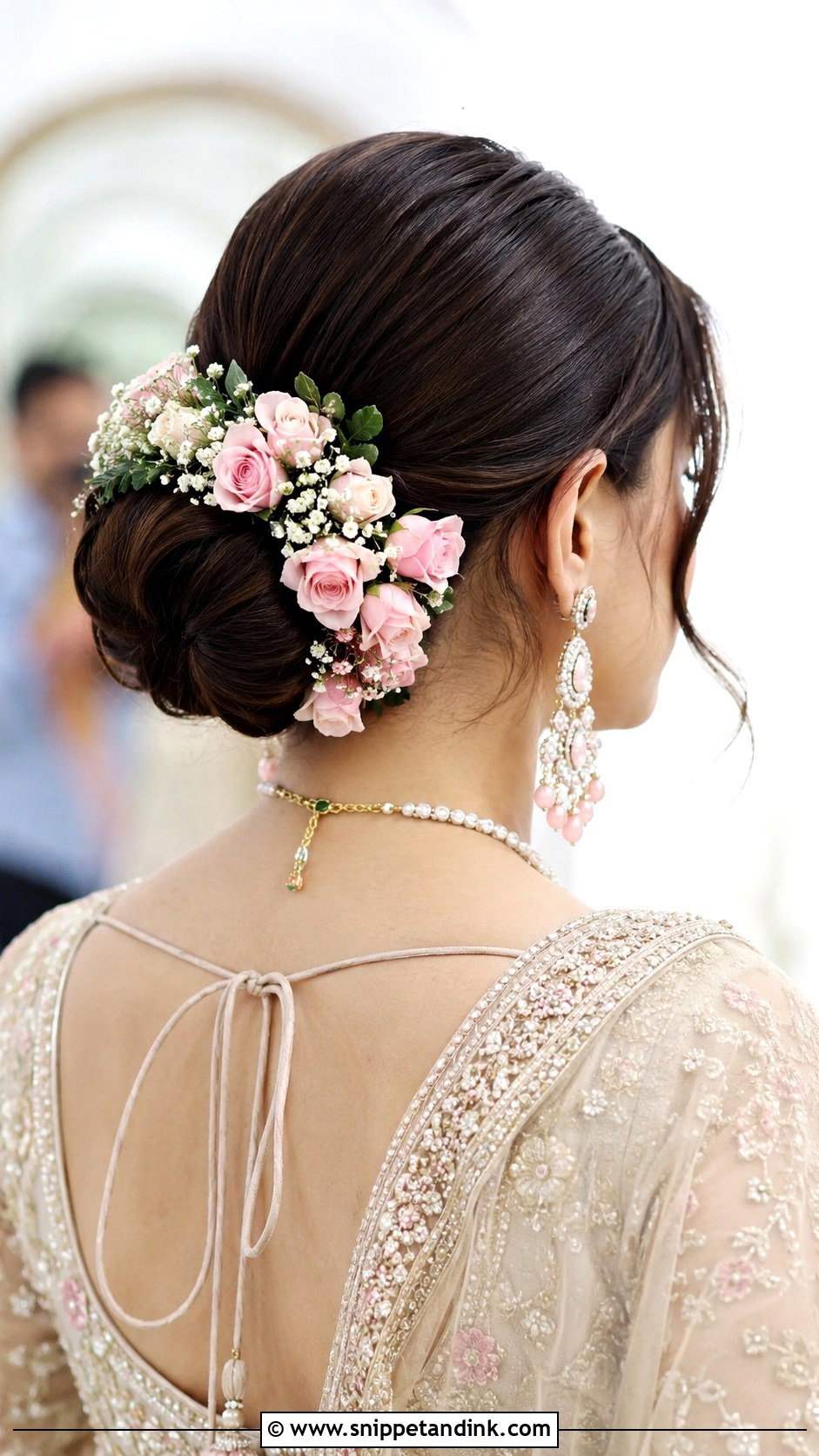 Pastel Flower Bridal Juda - Snippet and Ink - 25 Bridal Juda Hairstyles