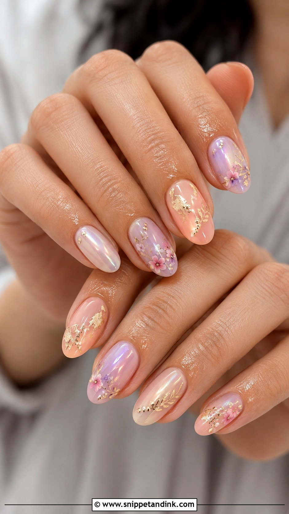 Pastel Indian Bridal Nails - Snippet and Ink - 20 Elegant Indian Bride Wedding Nails
