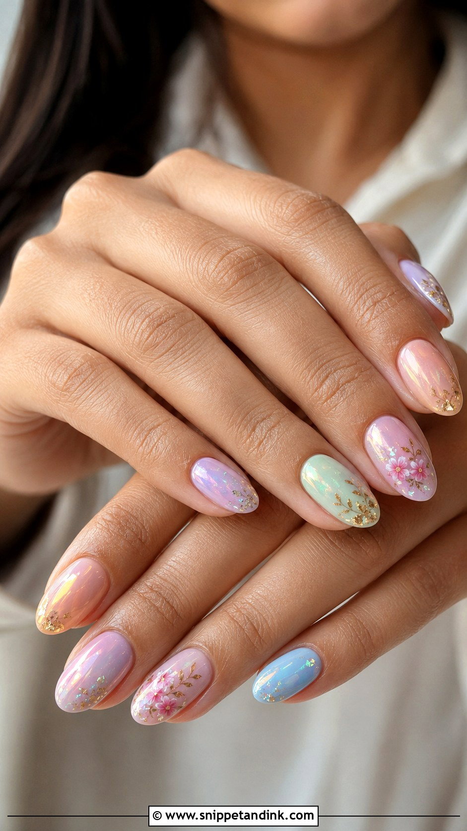 Pastel Indian Wedding Nails - Snippet and Ink - 20 Nail Art for Indian Wedding Ideas