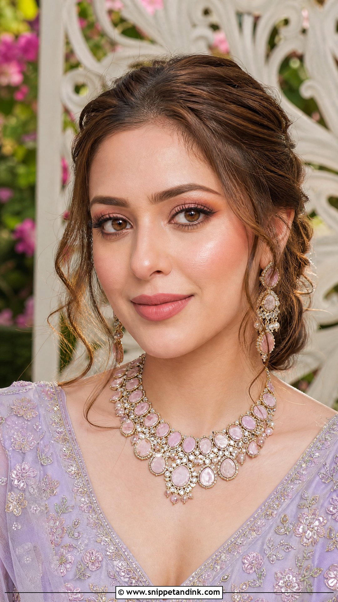 Pastel Lehenga Bridal Makeup - Snippet and Ink - 20 South Asian Bridal Makeup Ideas