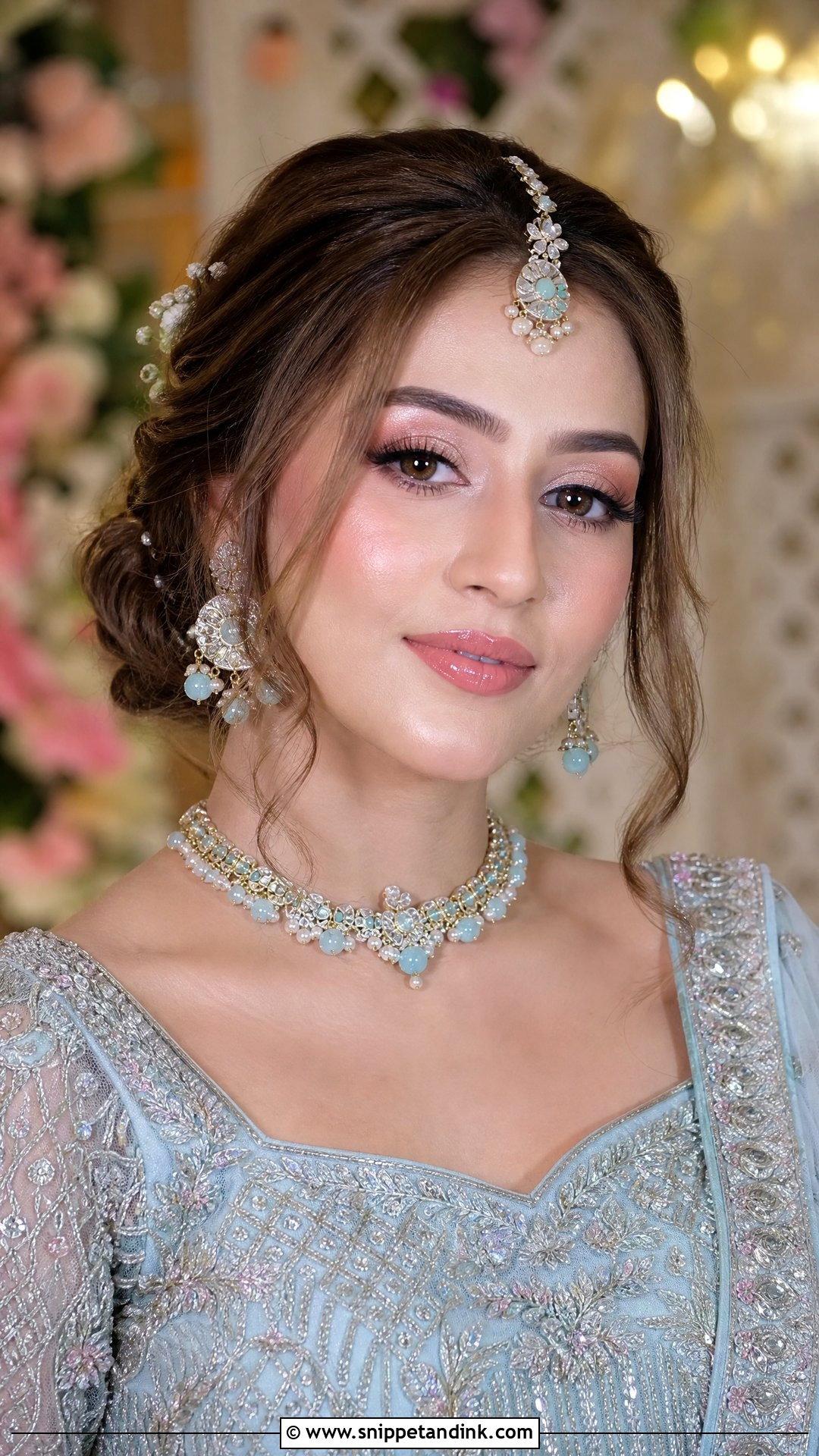 Pastel Lehenga Bridal Makeup - Snippet and Ink - 30 Indian Bridal Makeup Ideas
