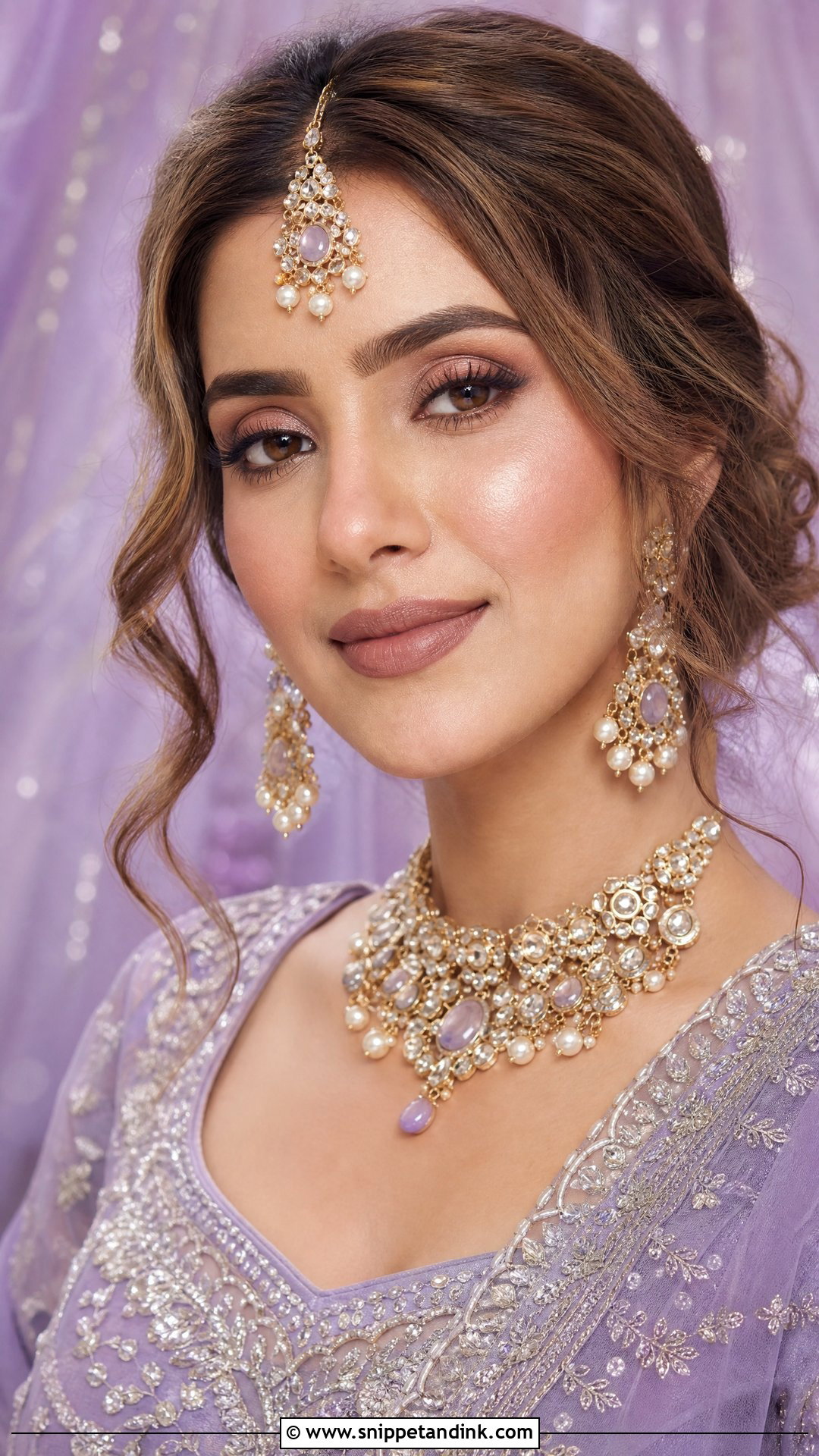 Pastel Lehenga Indian Bridal HD Makeup - Snippet and Ink - 25 Indian Bridal HD Makeup Looks