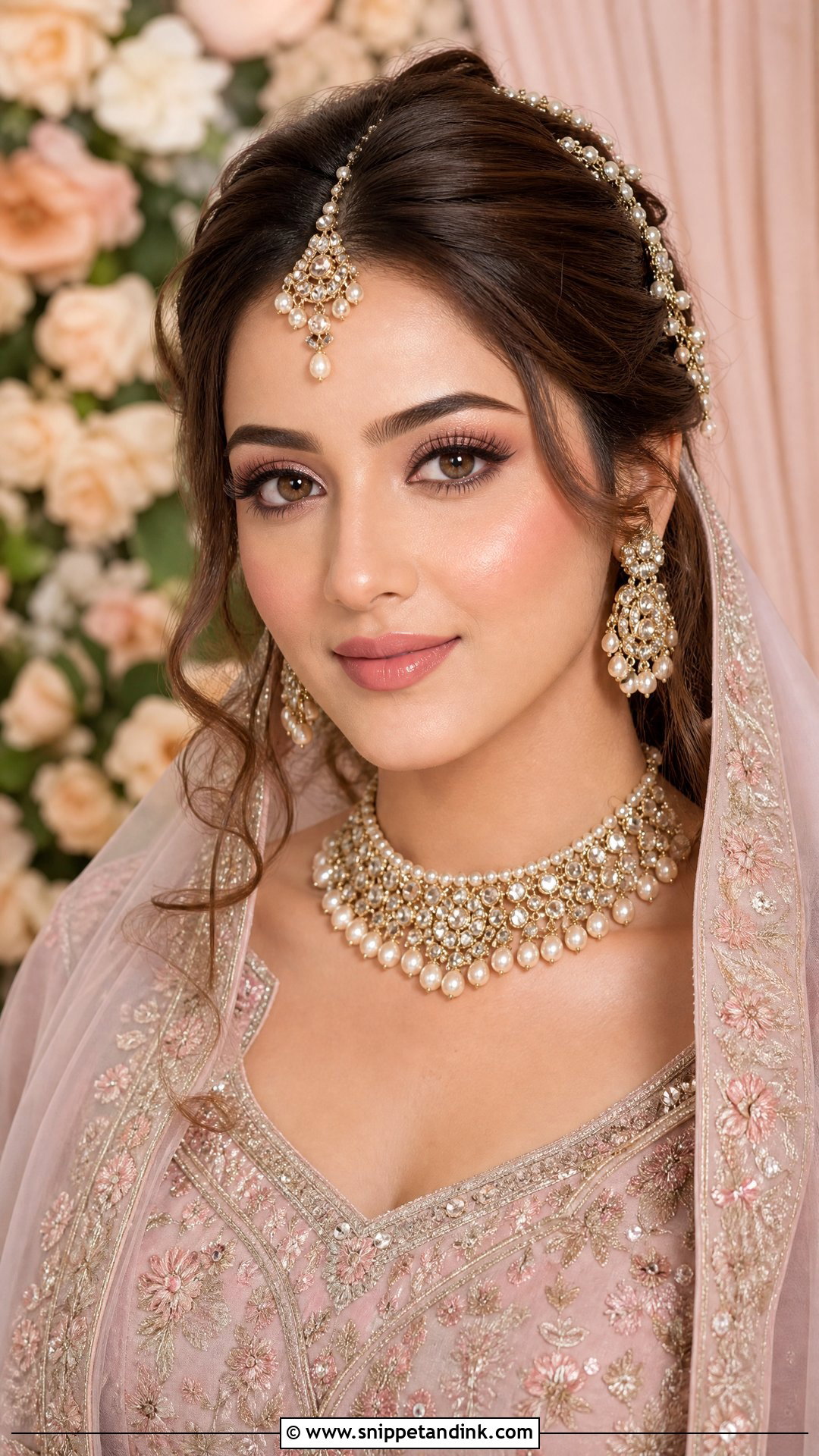 Pastel Lehenga Indian Bridal Look - Snippet and Ink - 20 Indian Bridal Looks