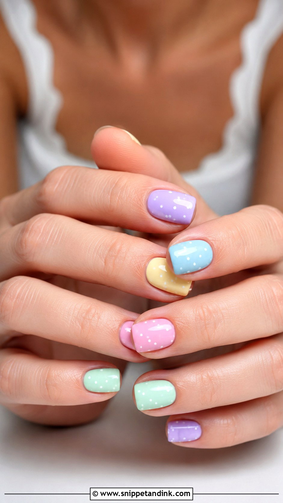 Pastel Mix Hens Party Nails - Snippet and Ink - 20 Hens Party Nails