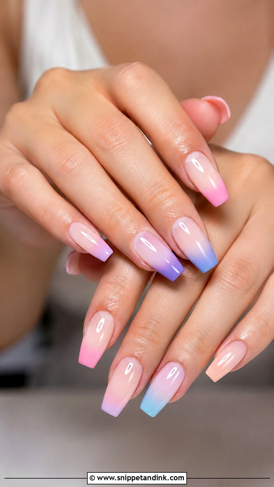 Pastel Ombre Wedding Nails - Snippet and Ink - 20 Pastel Wedding Nails