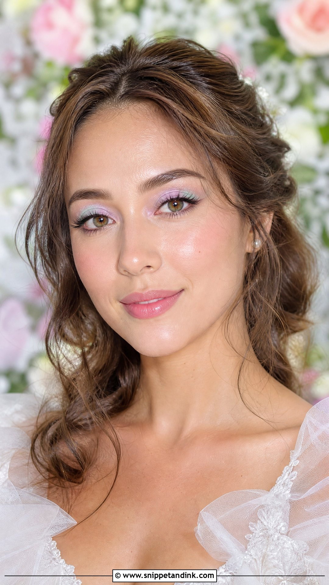 Pastel Wedding Makeup - Snippet and Ink - 20 Colorful Wedding Makeup Ideas