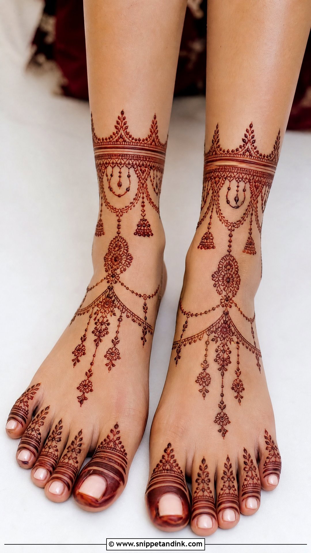 Payal Style Bridal Leg Mehndi Design - Snippet and Ink - 25 Bridal Leg Mehendi Mehndi Design Ideas