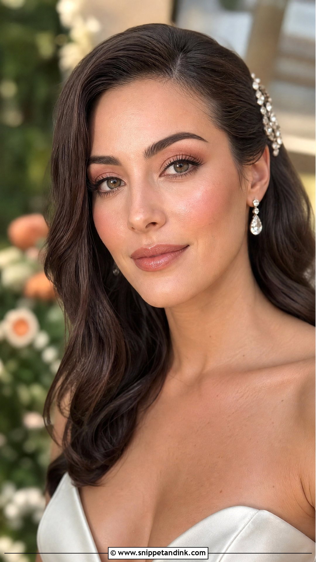Peach Blush Wedding Makeup - Snippet and Ink - 20 Blush Wedding Makeup Ideas