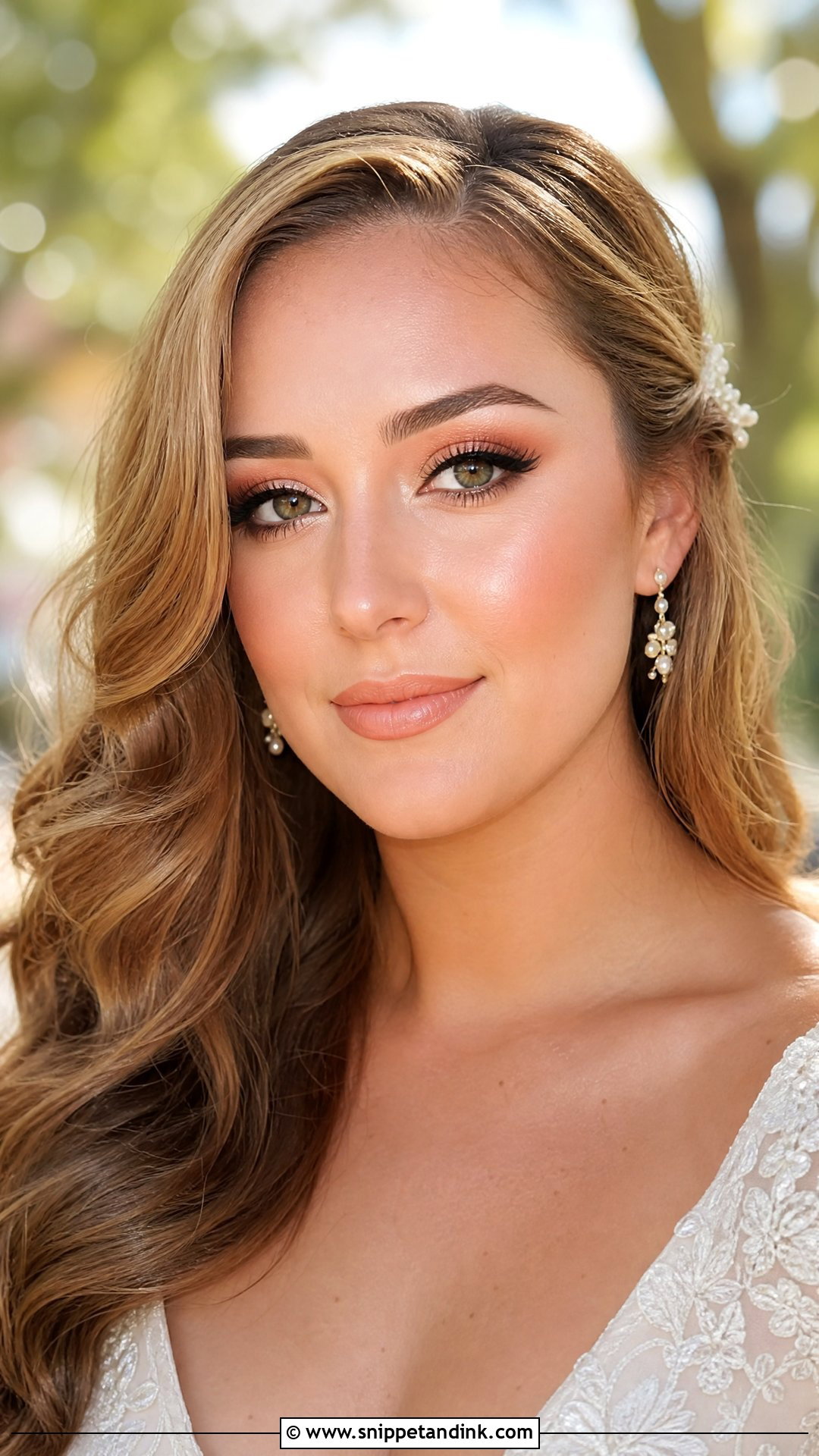 Peach Bridal HD Makeup - Snippet and Ink - 20 Bridal HD Makeup Ideas