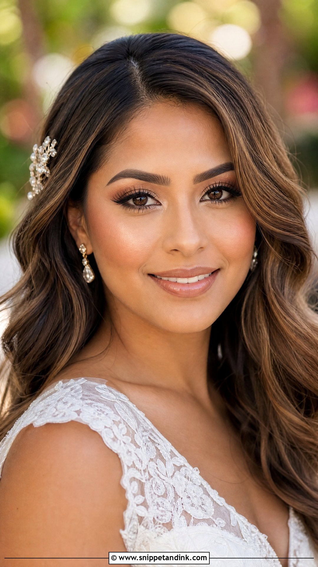 Peach Bridal Makeup - Snippet and Ink - 20 Fresh Bridal Makeup Ideas
