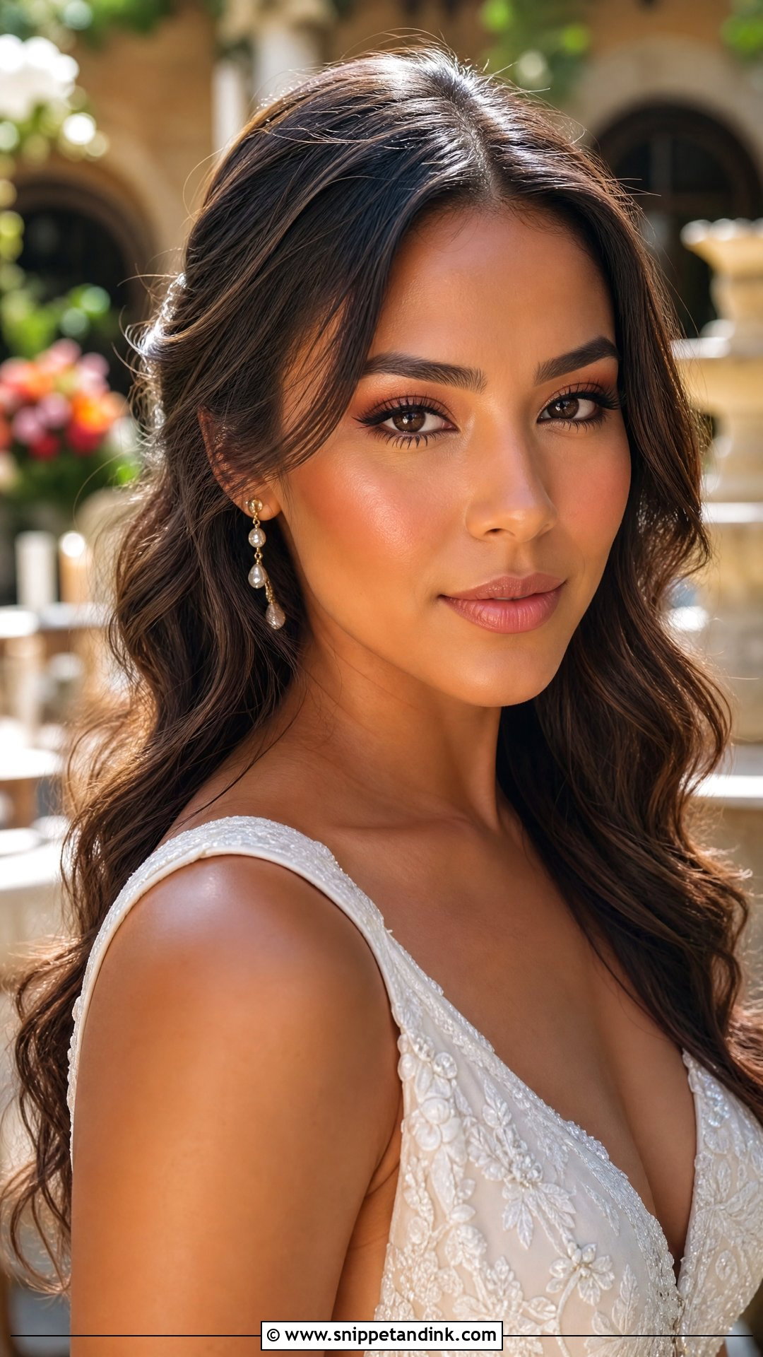 Peach Bridal Makeup - Snippet and Ink - 20 Makeup for Brides Wedding Day Ideas