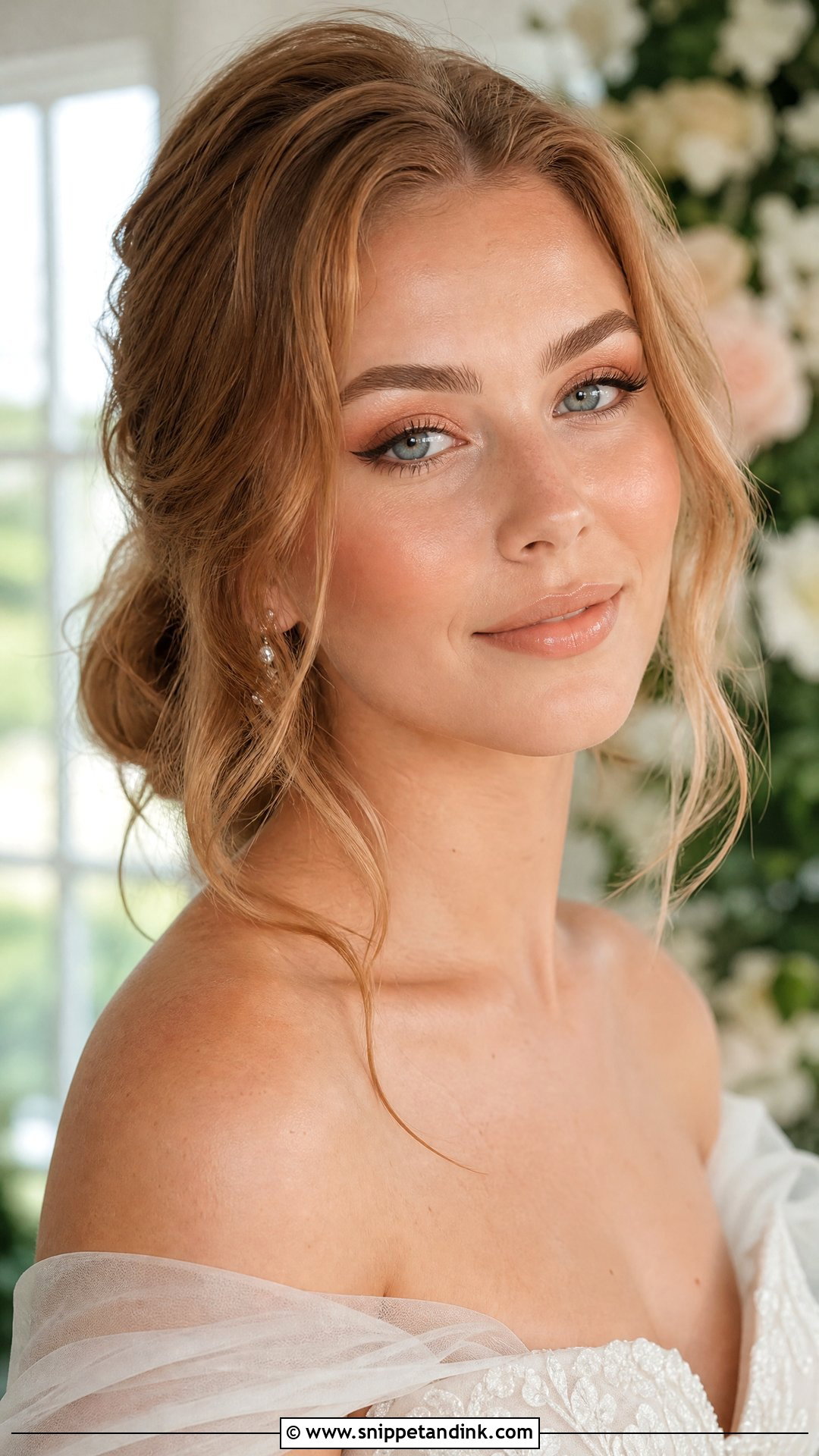 Peach Bridal Makeup - Snippet and Ink - 20 Makeup Looks for Brides