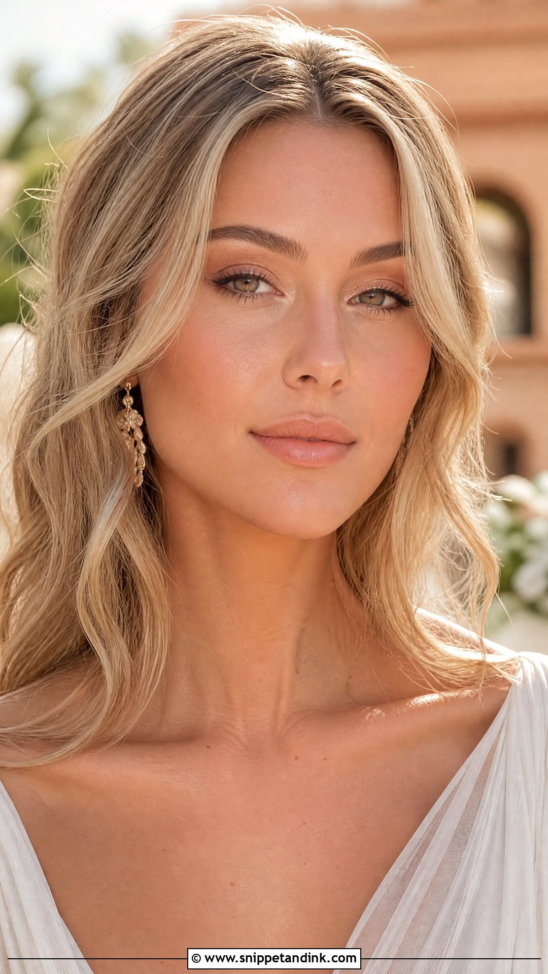Peach Bridal Makeup - Snippet and Ink - 20 Minimalist Bridal Makeup Ideas