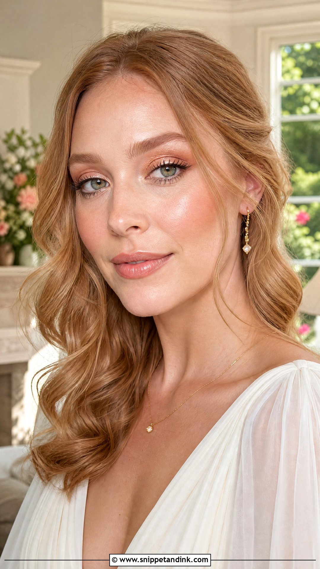 Peach Bridal Makeup - Snippet and Ink - 20 Romantic Bridal Wedding Makeup Ideas