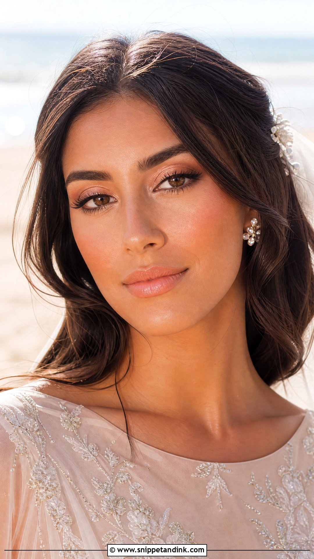 Peach Bridal Makeup - Snippet and Ink - 20 Bridal Makeup Aesthetic Ideas