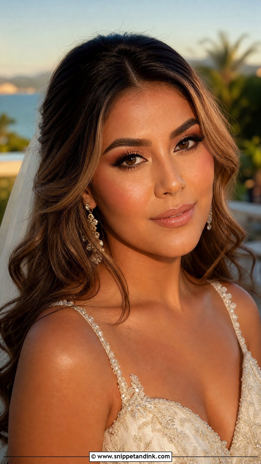 Peach Bridal Makeup - Snippet and Ink - 25 Classic Bridal Makeup Ideas