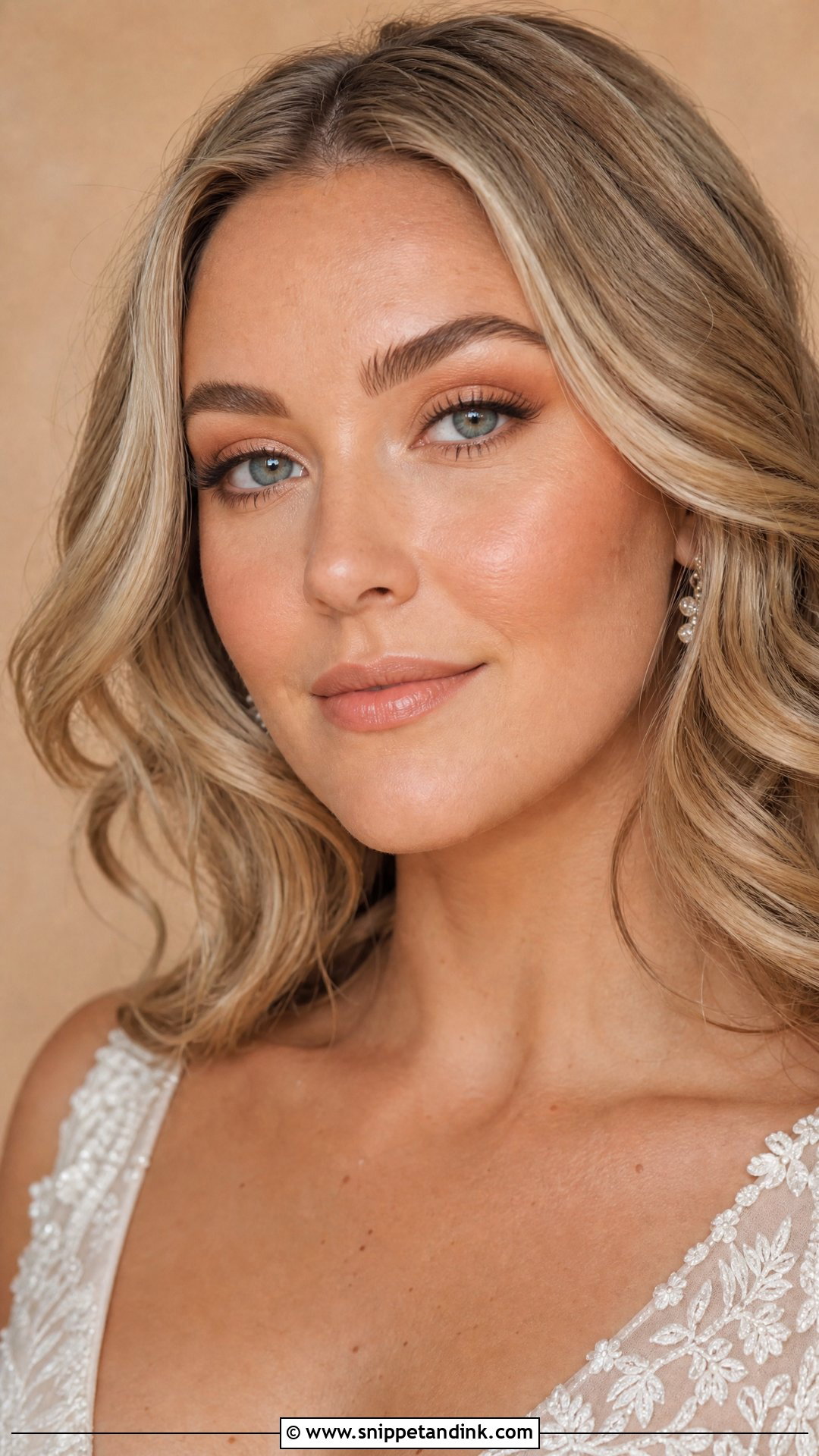 Peach Bridal Makeup - Snippet and Ink - 25 Soft Romantic Bridal Makeup Ideas