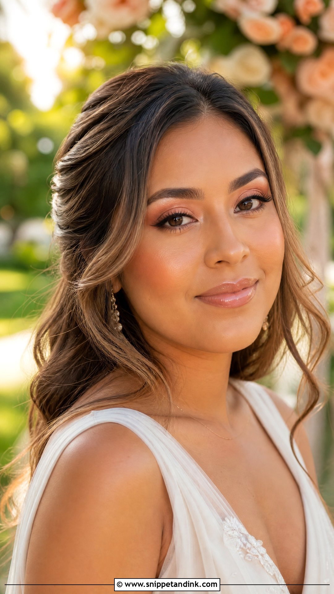 Peach Bridal Makeup - Snippet and Ink - 25 Wedding Bride Makeup Ideas