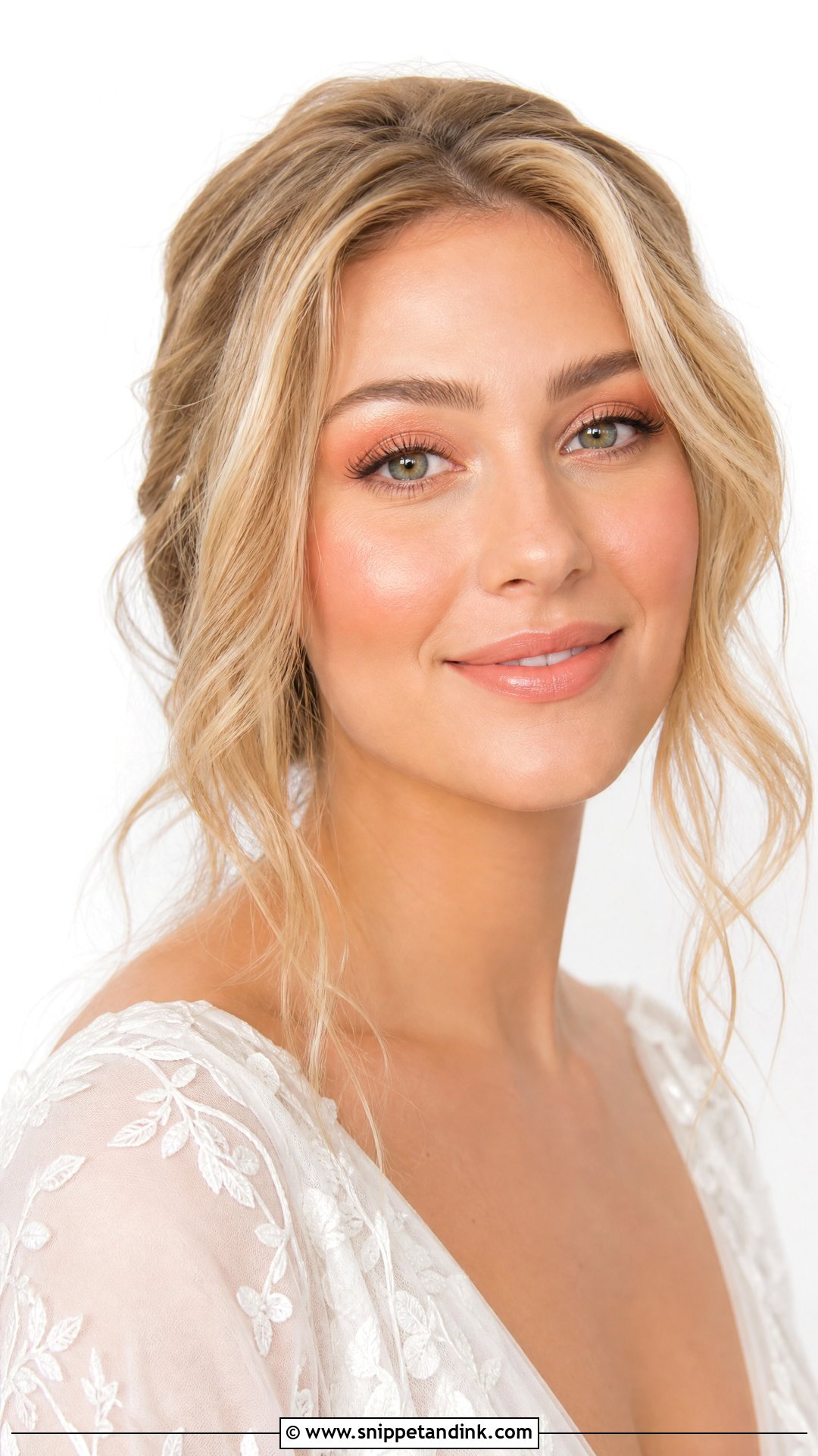 Peach Bridal Makeup - Snippet and Ink - 35 Bridal Makeup Ideas