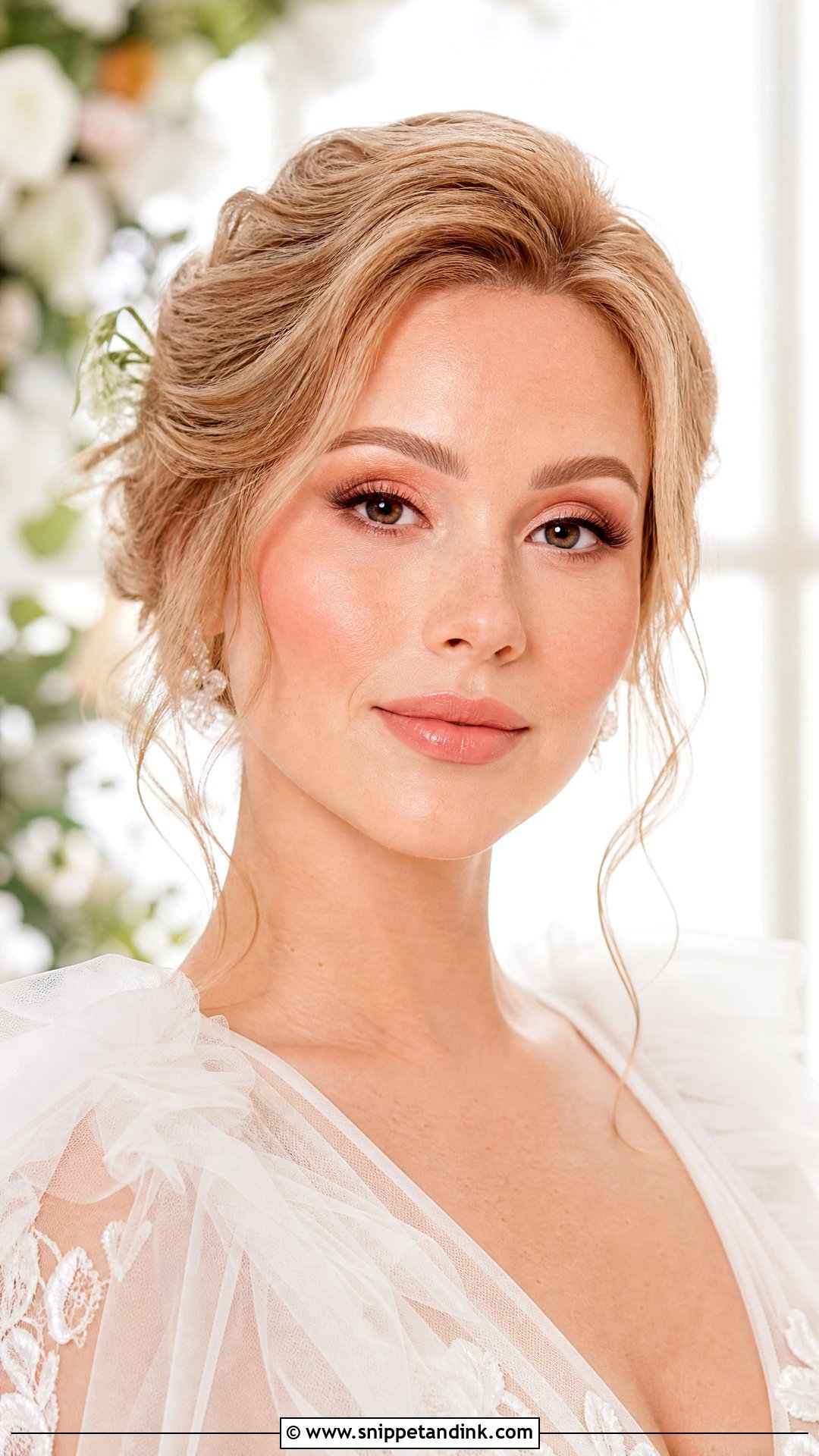 Peach Bridal Makeup - Snippet and Ink - 20 Classy Bridal Makeup Ideas
