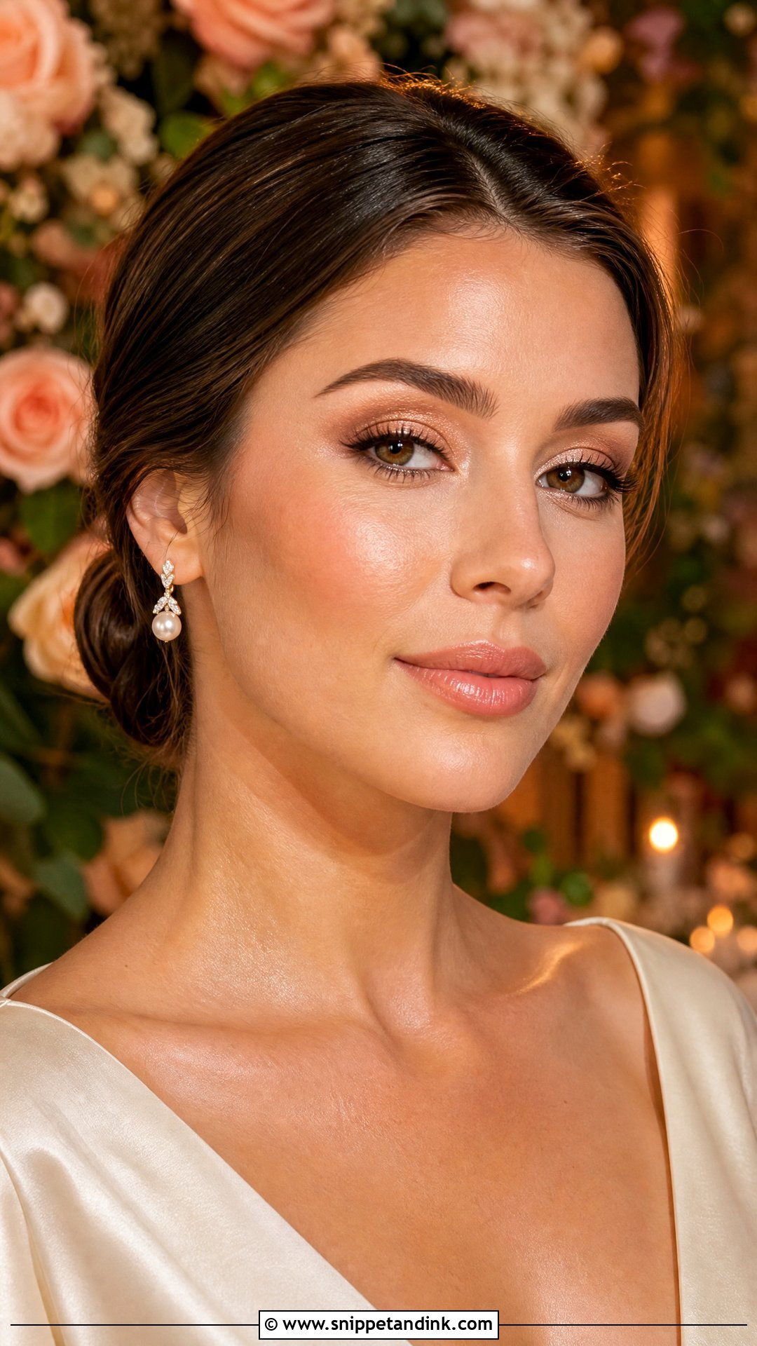 Peach Bridal Makeup - Snippet and Ink - 20 Colorful Bridal Makeup Ideas