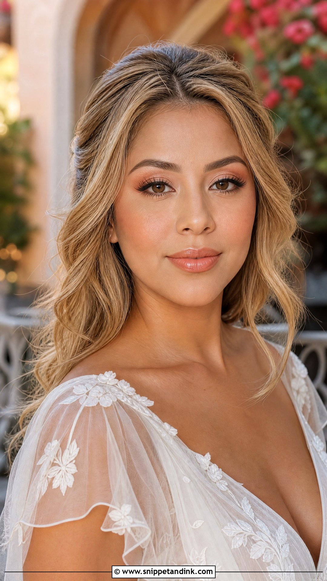 Peach Bridal Makeup For Blondes - Snippet and Ink - 30 Bridal Makeup for Blondes
