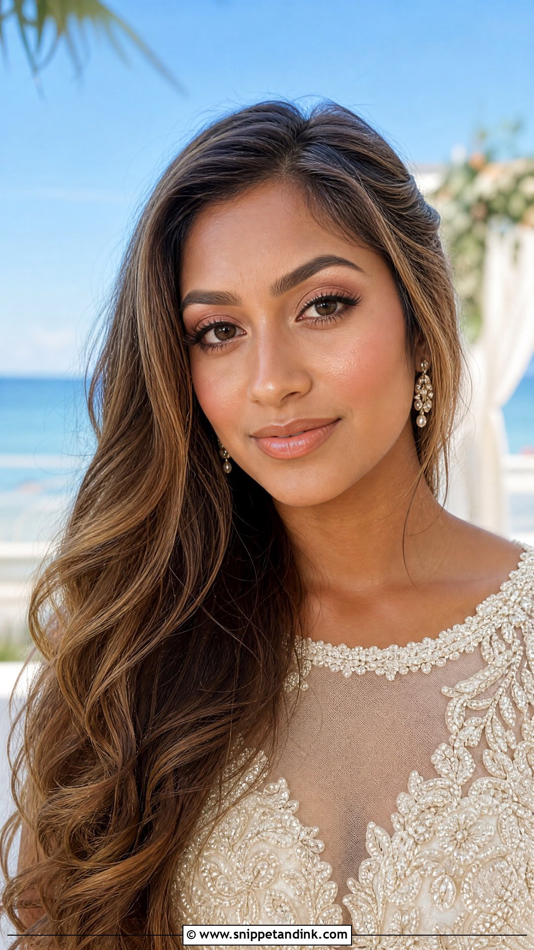 Peach Bridal Makeup For Brown Eyes - Snippet and Ink - 20 Bridal Wedding Makeup for Brown Eyes