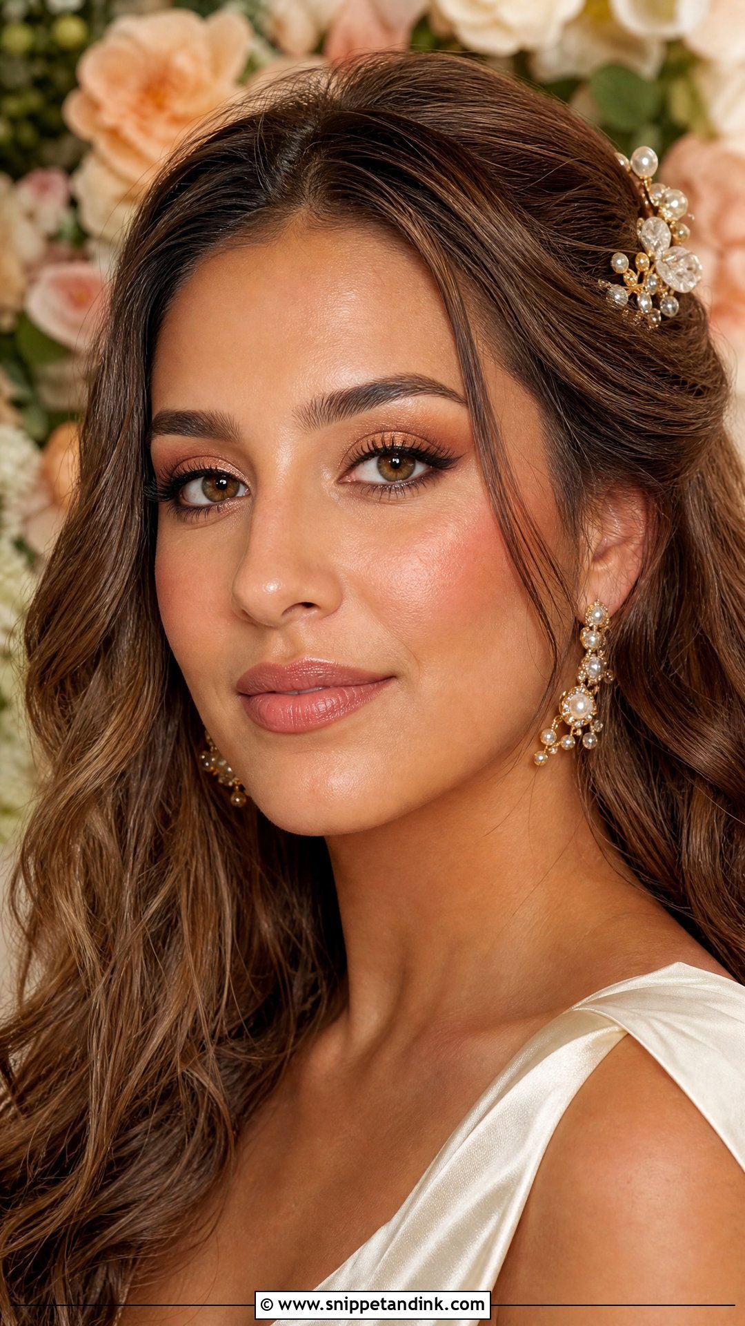 Peach Bridal Makeup For Brown Skin - Snippet and Ink - 20 Bridal Makeup Brown Skin Ideas