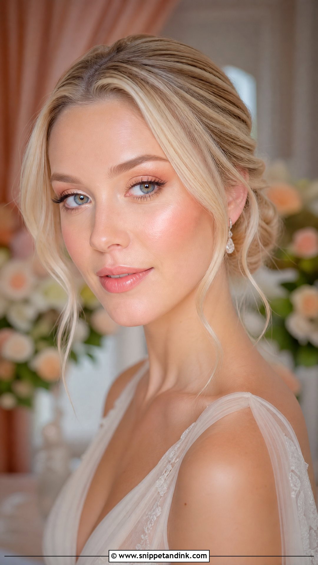 Peach Bridal Makeup For Fair Skin - Snippet and Ink - 20 Peach Bridal Makeup Ideas