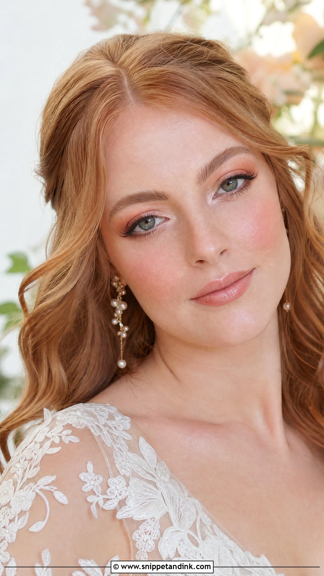 Peach Bridal Makeup For Fair Skin - Snippet and Ink - 20 Peachy Bridal Makeup Ideas